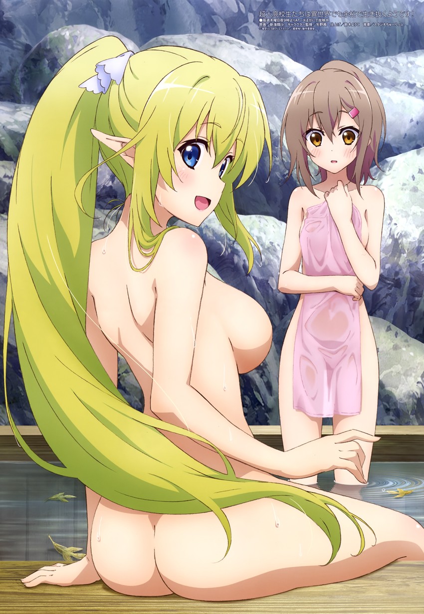 lilulu and oohoshi ringo (megami magazine and 1 more) drawn by shinkai_shouto
