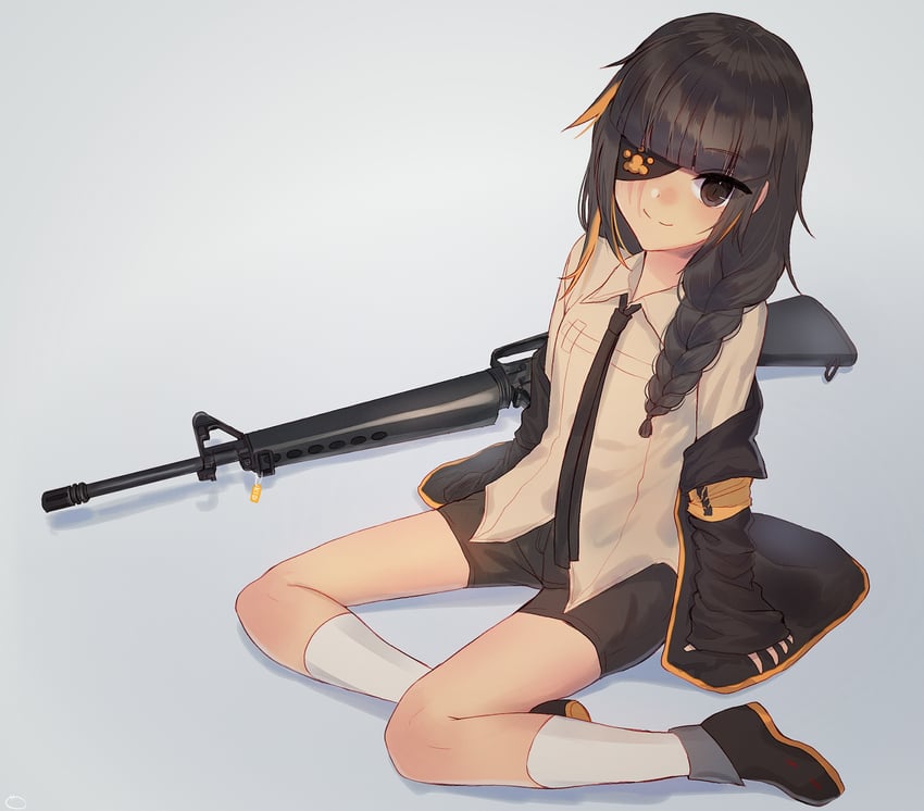 m16a1 (girls' frontline) drawn by xanax025