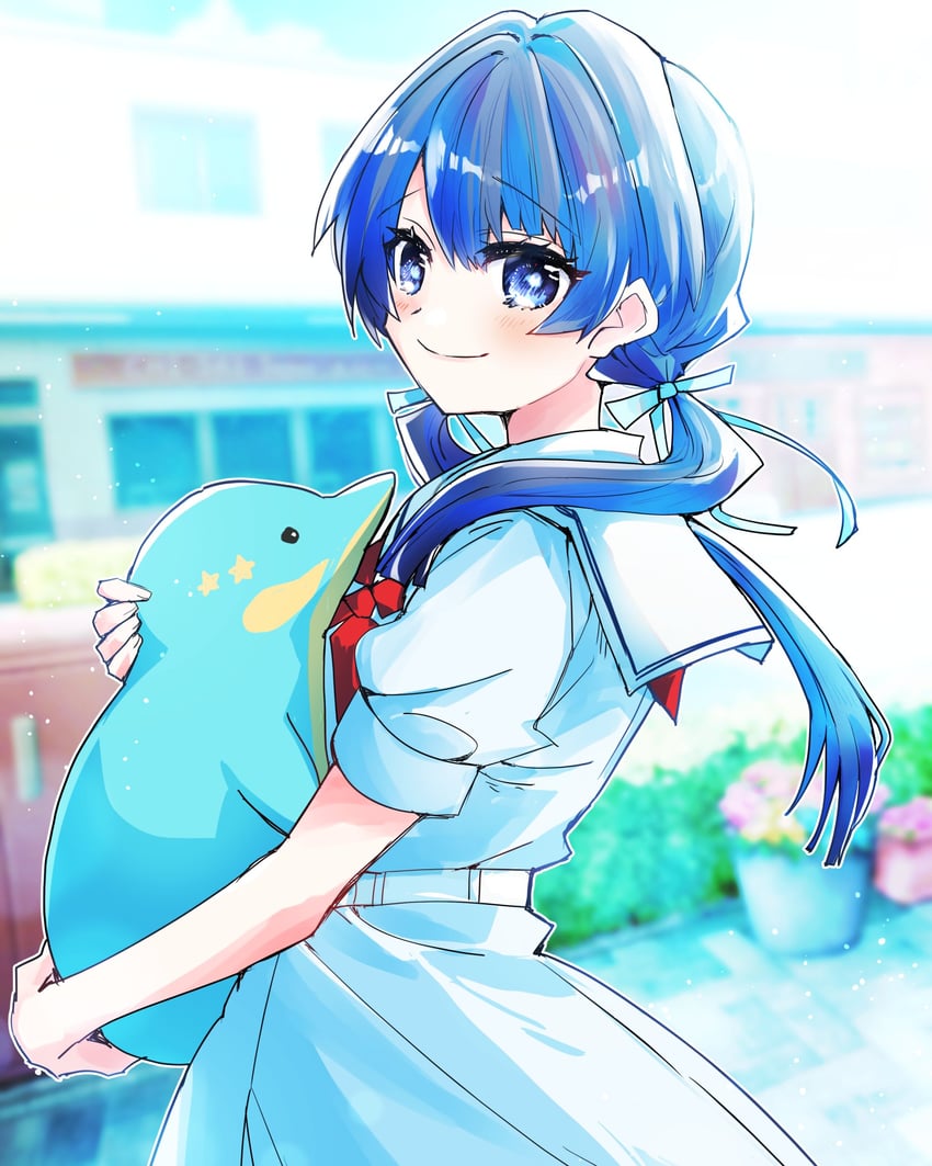 murano sayaka (love live! and 1 more) drawn by kanduki_kamibukuro