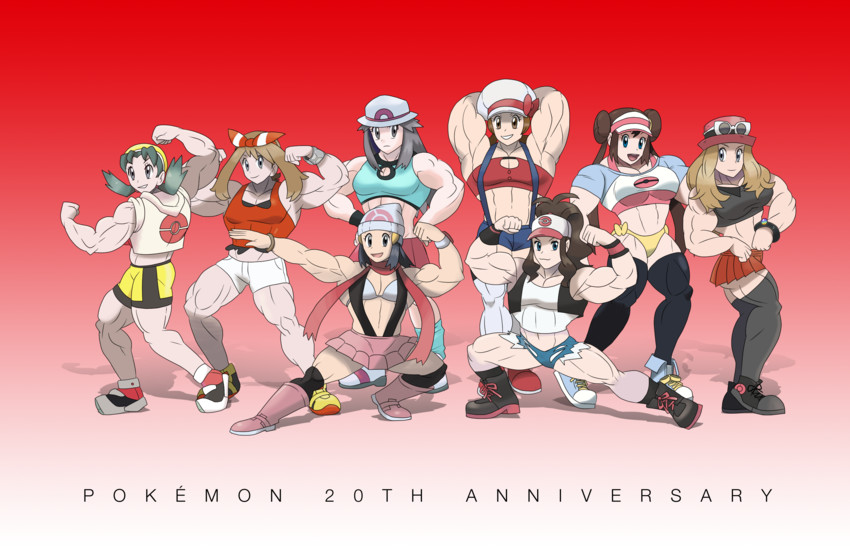 dawn, may, rosa, hilda, serena, and 3 more (pokemon and 8 more) drawn by advanceddefense