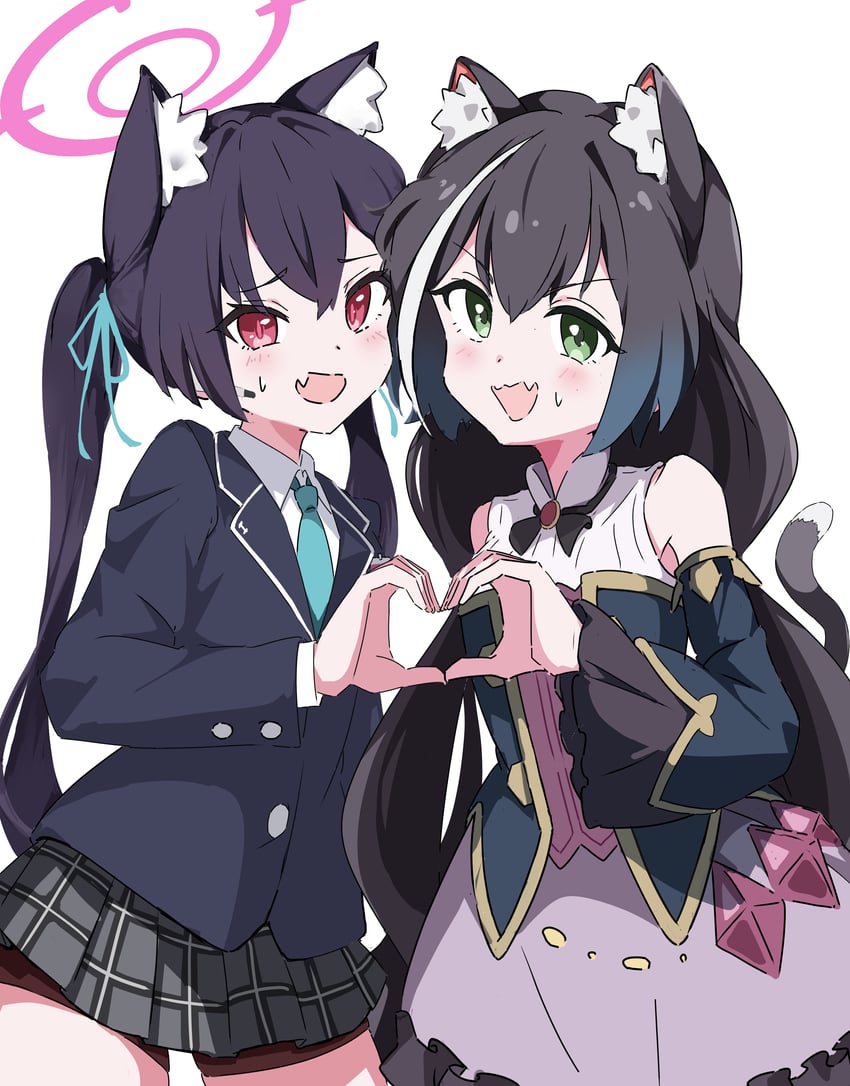 karyl and serika (blue archive and 1 more) drawn by white_gorilla_(okamoto)