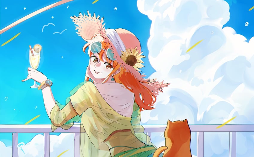 nami (one piece) drawn by kiraku2