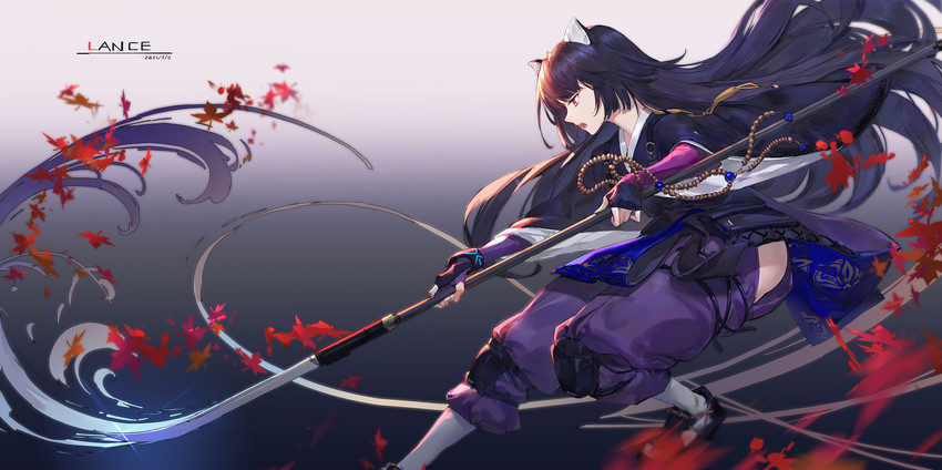 saga (arknights) drawn by lance_(lancelliu)