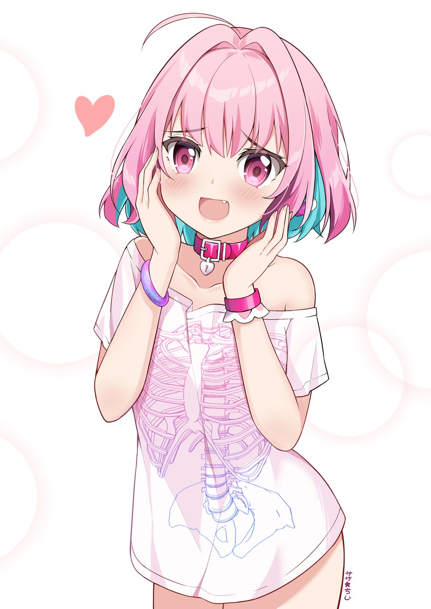 yumemi riamu (idolmaster and 1 more) drawn by sasha_chii