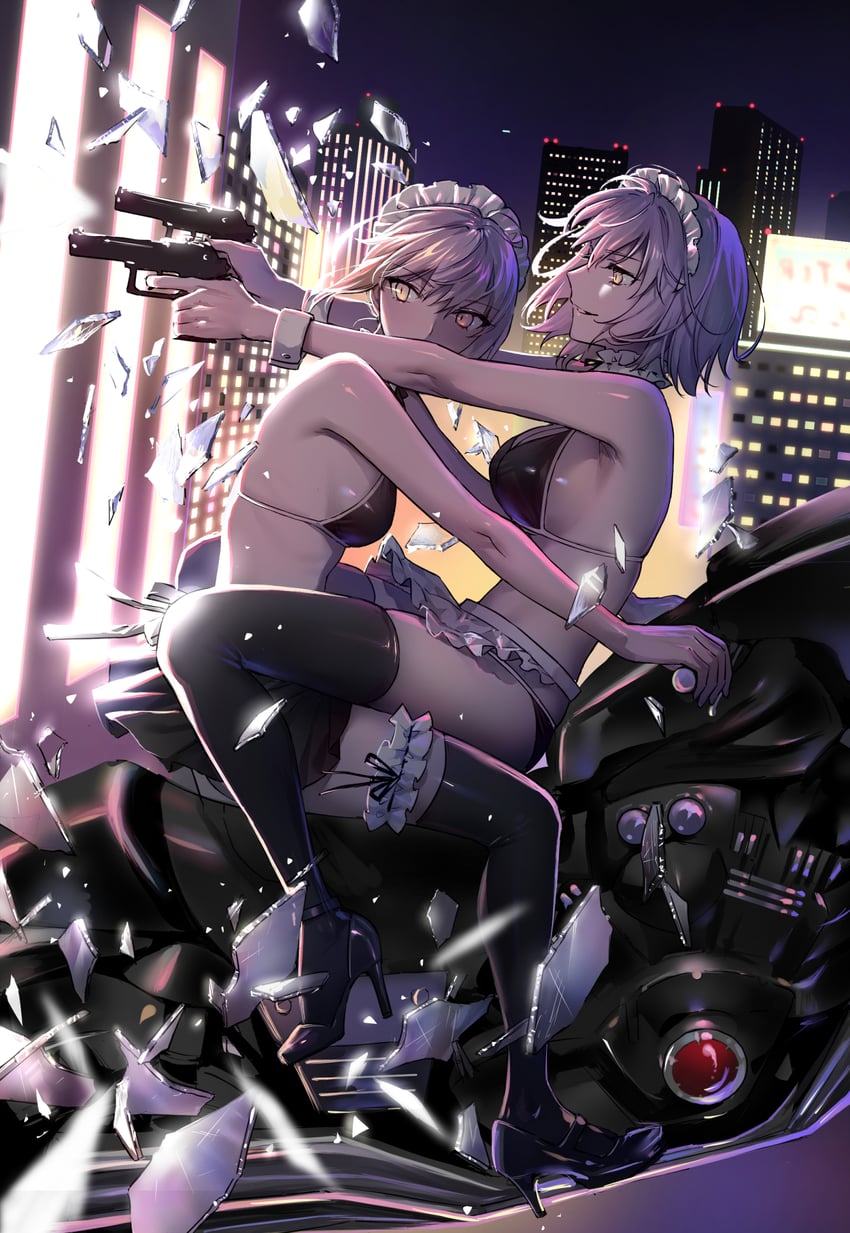 artoria pendragon, jeanne d'arc alter, and saber alter (fate and 1 more) drawn by nipi27