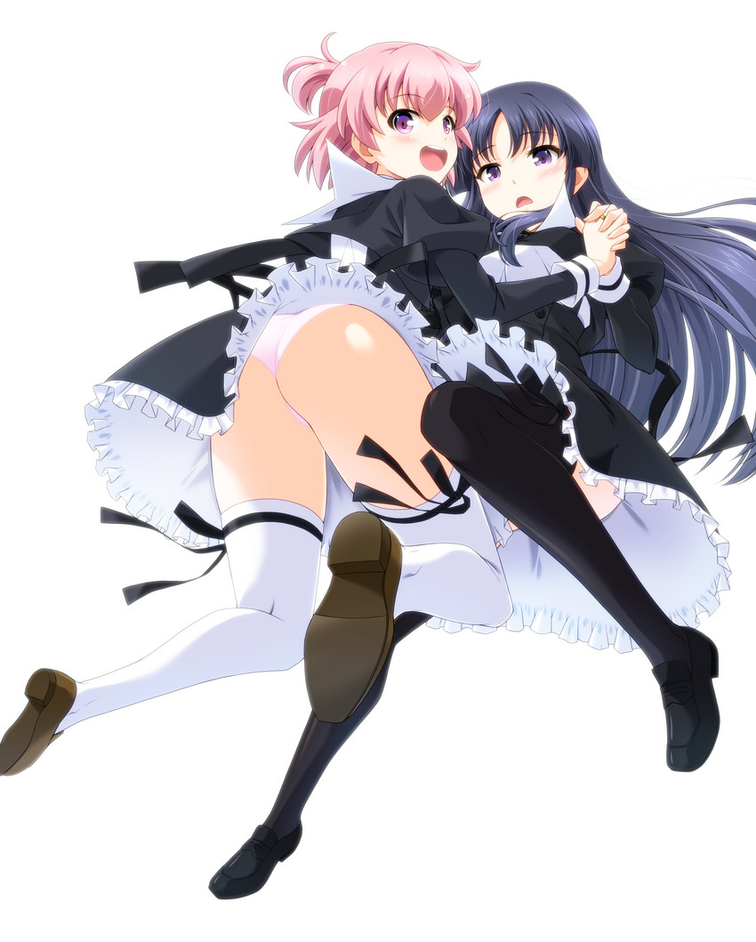hitotsuyanagi riri and shirai yuyu (assault lily) drawn by musashiya_chougenbou