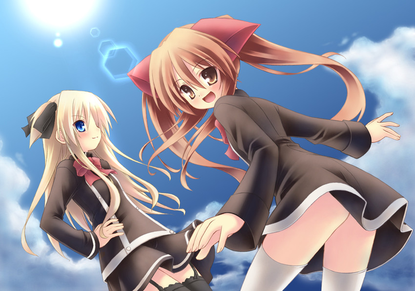 shalon and aloe (quiz magic academy) drawn by ryo_(botugo)