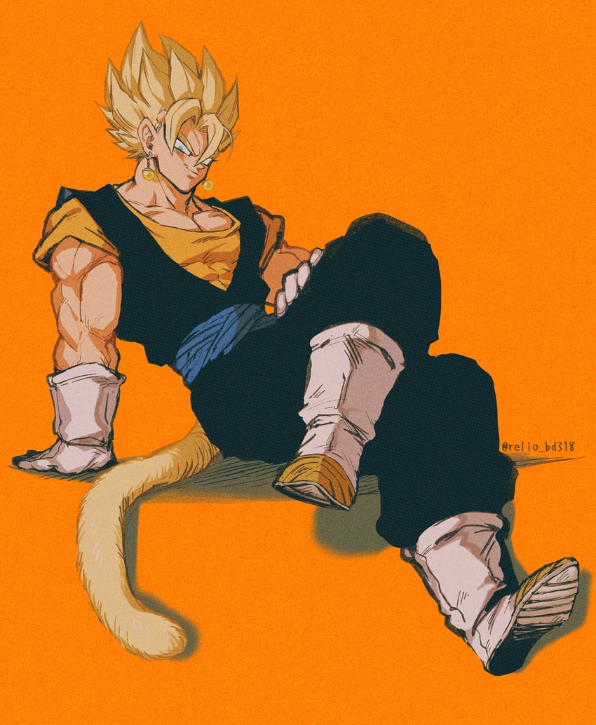 vegetto (dragon ball and 1 more) drawn by relio_db318