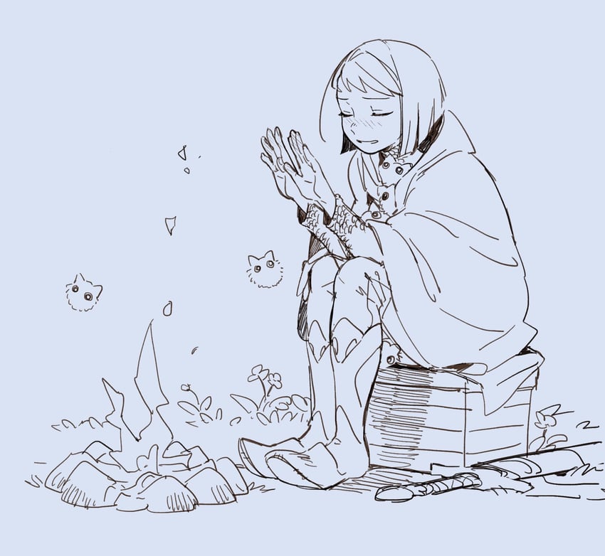 rudia of the moon smile (original and 2 more) drawn by akaneko_(redakanekocat)
