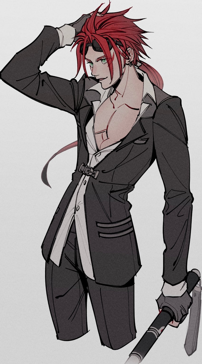 reno (final fantasy and 2 more) drawn by oimo_(oimkimn)
