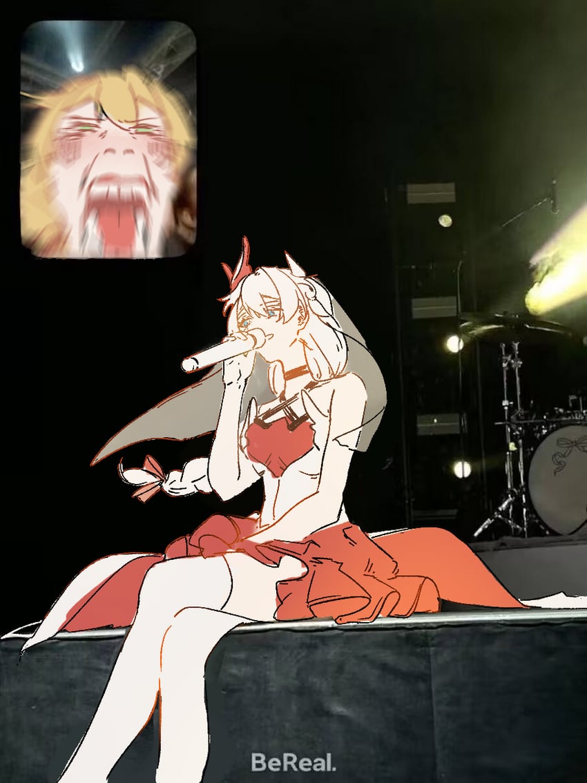 kallen kaslana and otto apocalypse (honkai and 2 more) drawn by bin_ggan