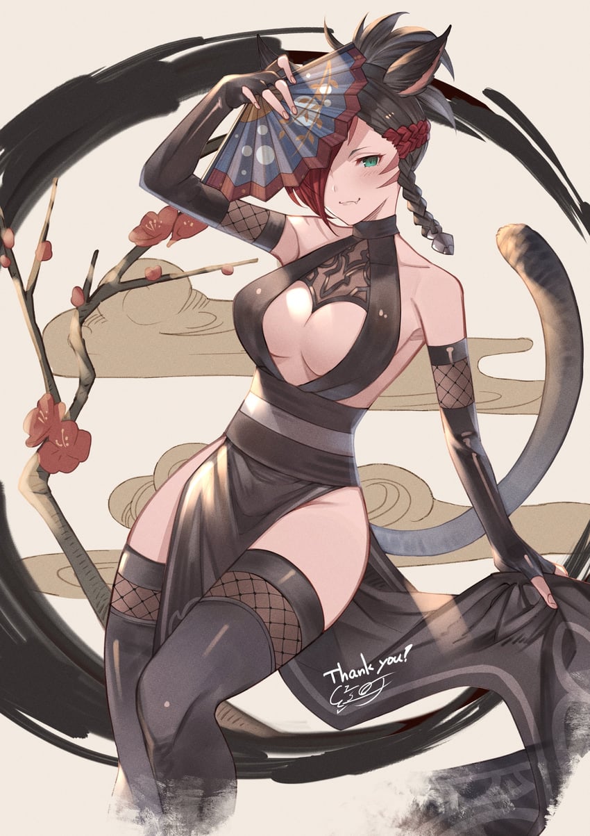warrior of light and marie makise (original and 2 more) drawn by ayacho