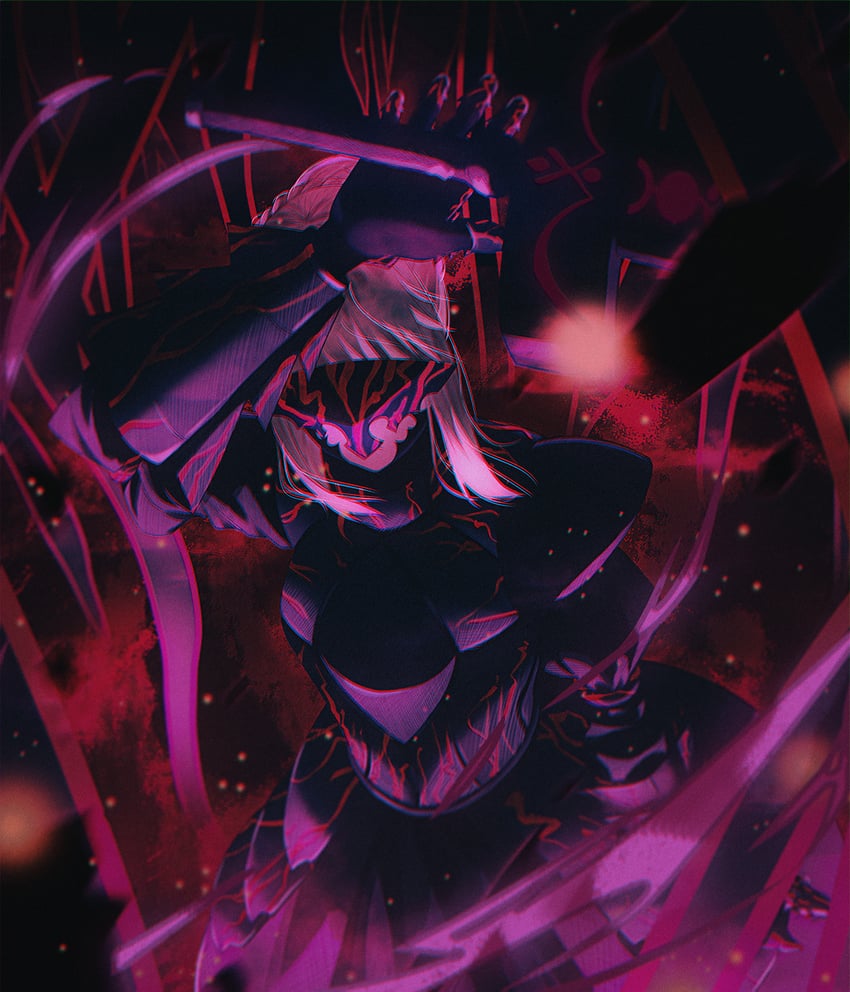 artoria pendragon and saber alter (fate and 3 more) drawn by fov_ps