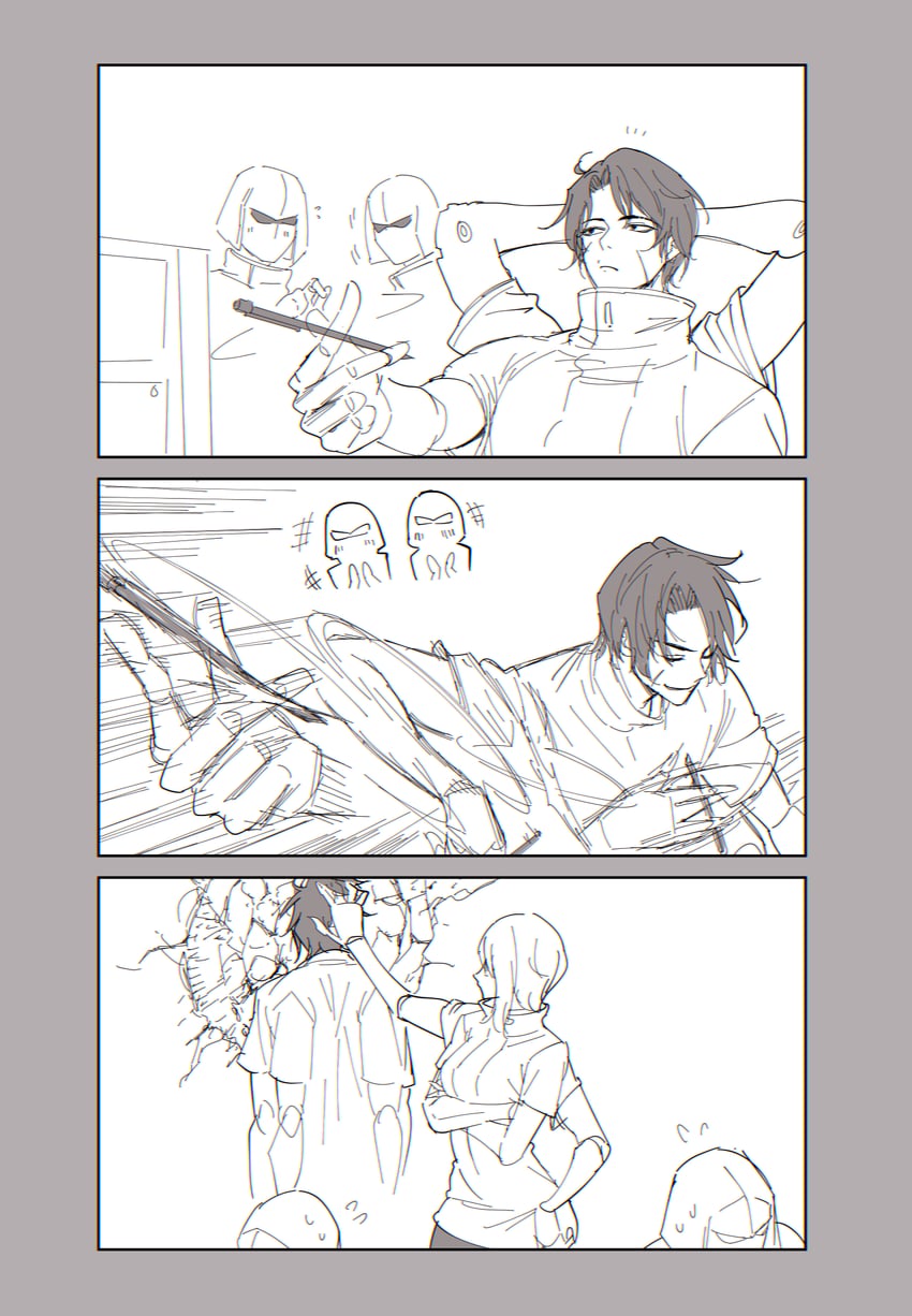 faust and heathcliff (project moon and 1 more) drawn by maki_maki_(makimakipoipoi)
