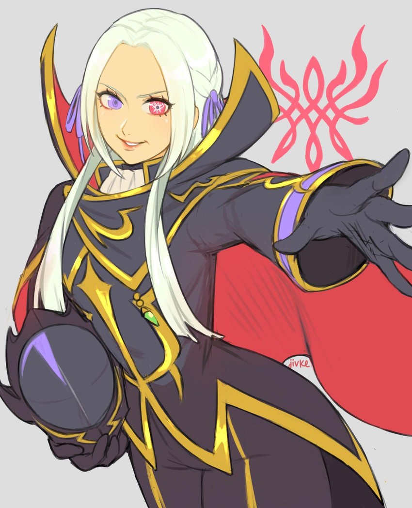edelgard von hresvelg, lelouch vi britannia, and zero (fire emblem and 2 more) drawn by jivke