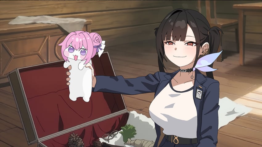 doro and sora (goddess of victory: nikke and 1 more) drawn by wge
