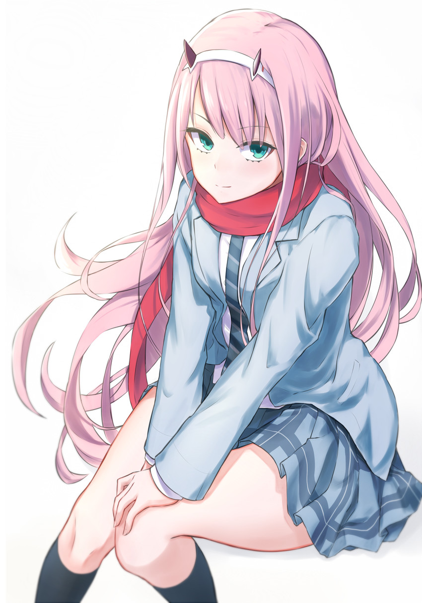 zero two (darling in the franxx) drawn by kou_v05first