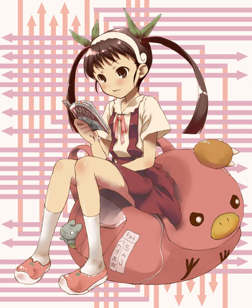 hachikuji mayoi (monogatari and 1 more) drawn by yumeno117