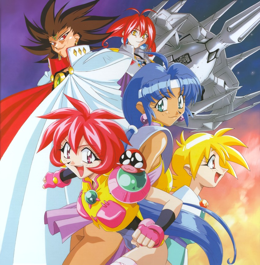 cacao, parfait, lemon, lamuness iv, and electone (vs knight lamune & 40 fresh) drawn by horiuchi_osamu