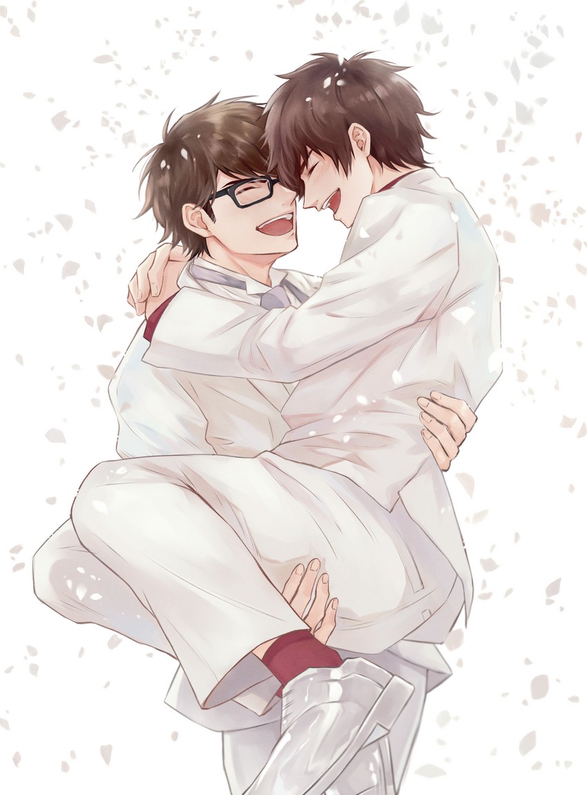 miyuki kazuya and sawamura eijun (ace of diamond) drawn by terarenai
