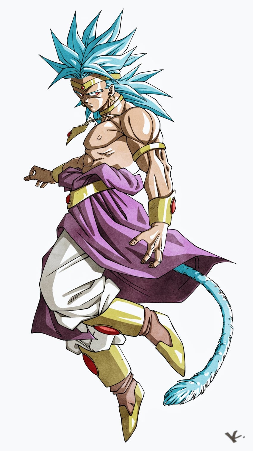 broly (dragon ball and 1 more) drawn by kakeru_(dbskakeru)