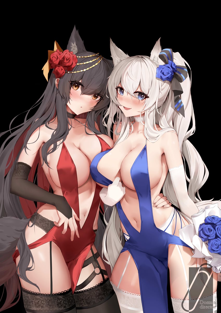 texas and lappland (arknights) drawn by dormitory_director