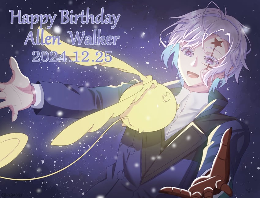 allen walker and timcanpy (d.gray-man) drawn by guribo