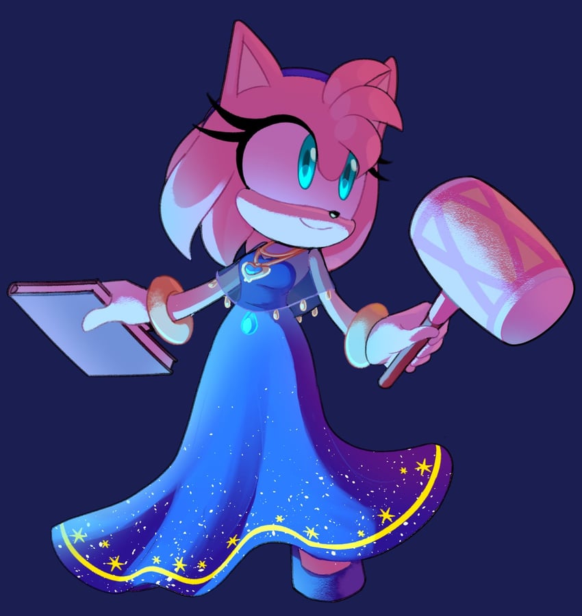 amy rose (sonic and 1 more) drawn by toonsite