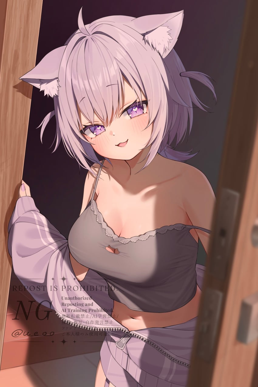 nekomata okayu (hololive) drawn by ai_(u_e_o_o)