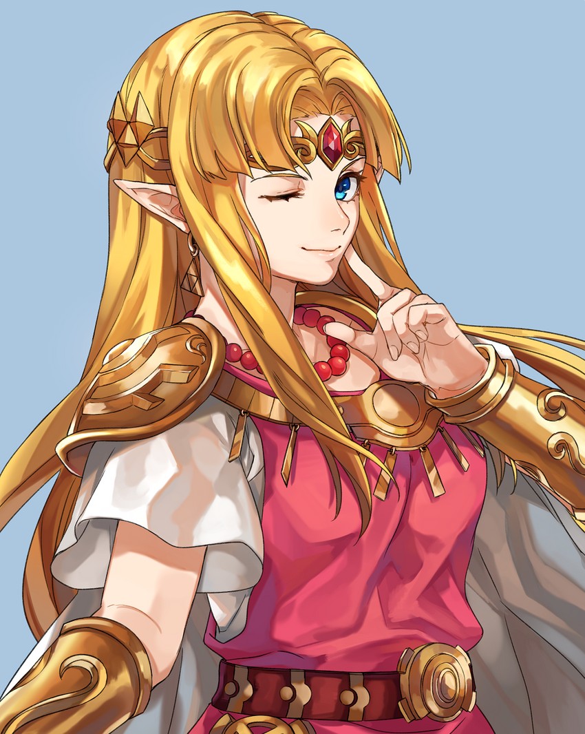 princess zelda (the legend of zelda and 2 more) drawn by kamu_(kamuuei)