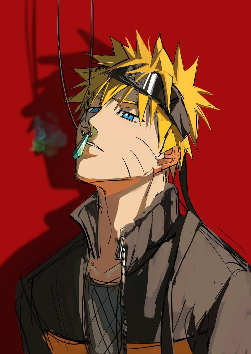 uzumaki naruto (naruto and 1 more) drawn by abanovo
