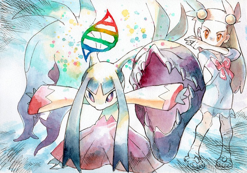 mawile, jasmine, and mega mawile (pokemon and 1 more) drawn by donnpati