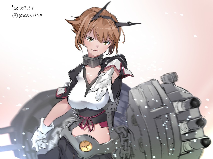 mutsu and mutsu kai ni (kantai collection) drawn by gegesan