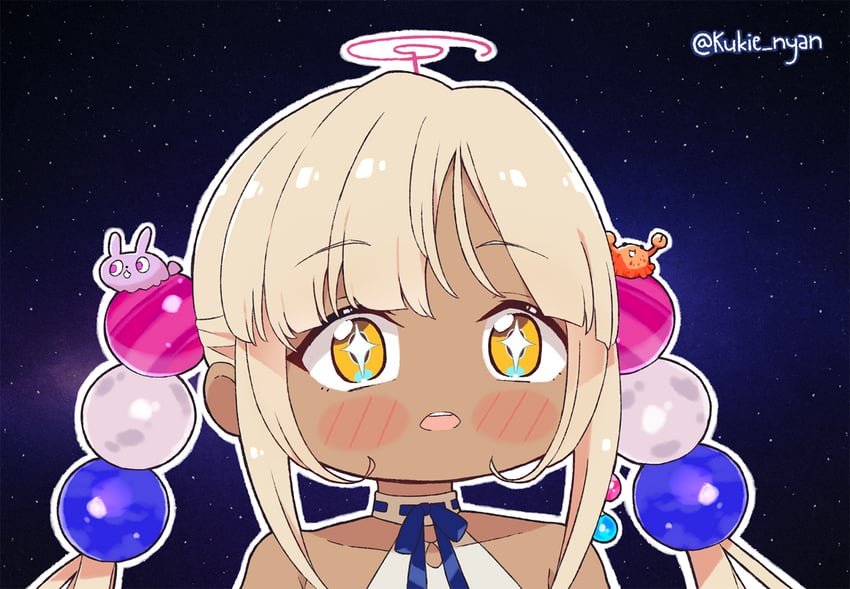 tsukumo sana, kaniko, and usaslug (hololive and 1 more) drawn by kukie-nyan