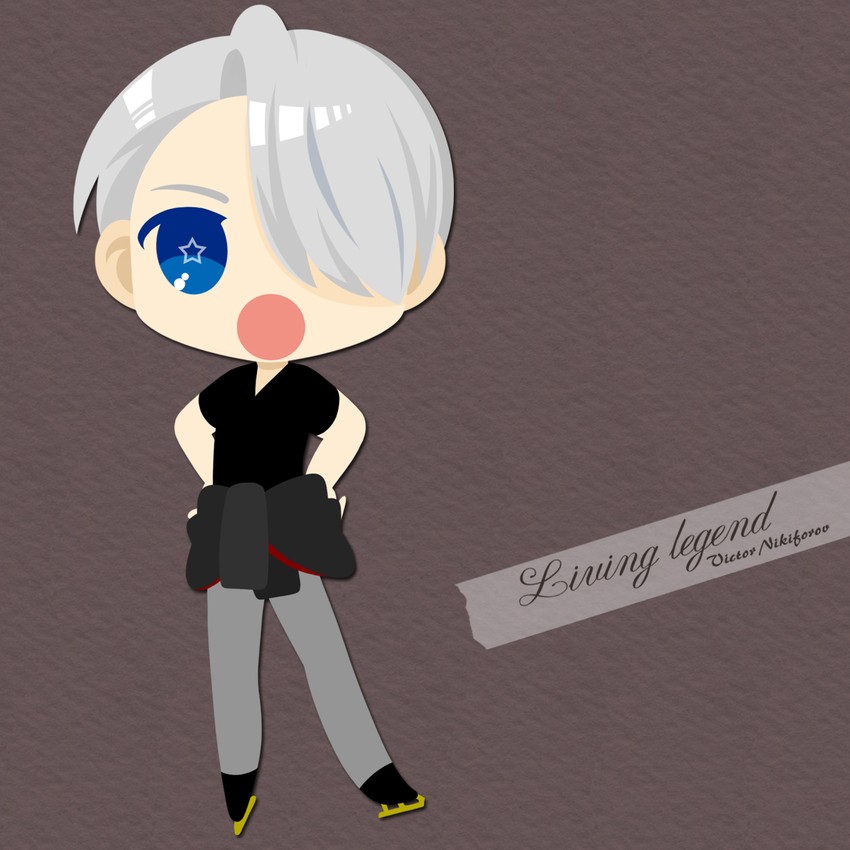viktor nikiforov (yuri!!! on ice) drawn by kaorin_minogue
