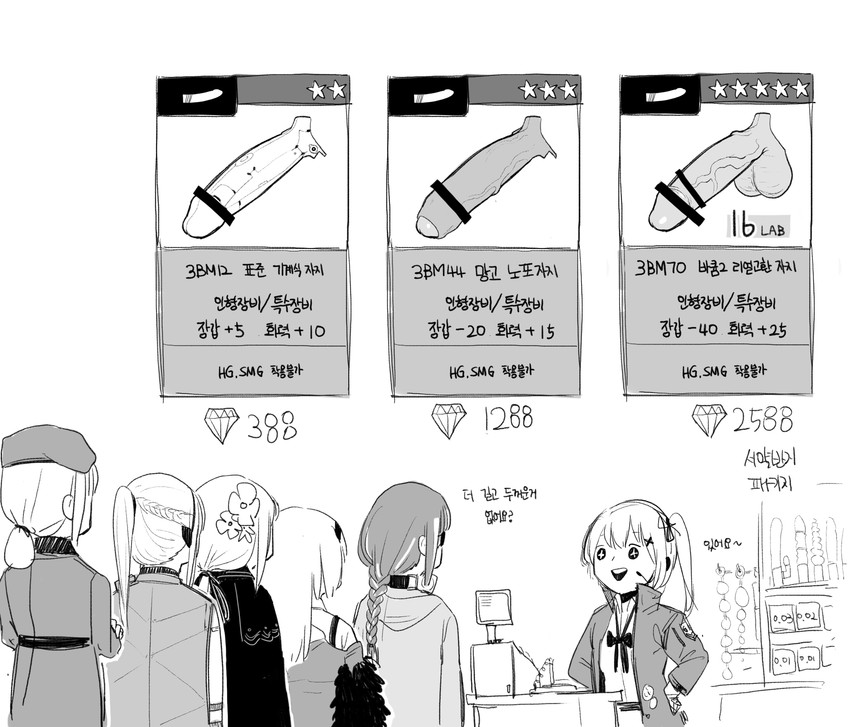 ak-12, m16a1, kalina, female commander, thunder, and 1 more (girls' frontline) drawn by huqu