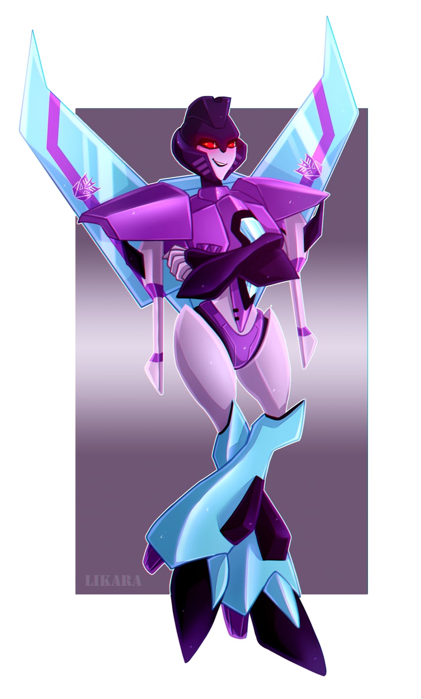 slipstream (transformers and 1 more) drawn by likara01