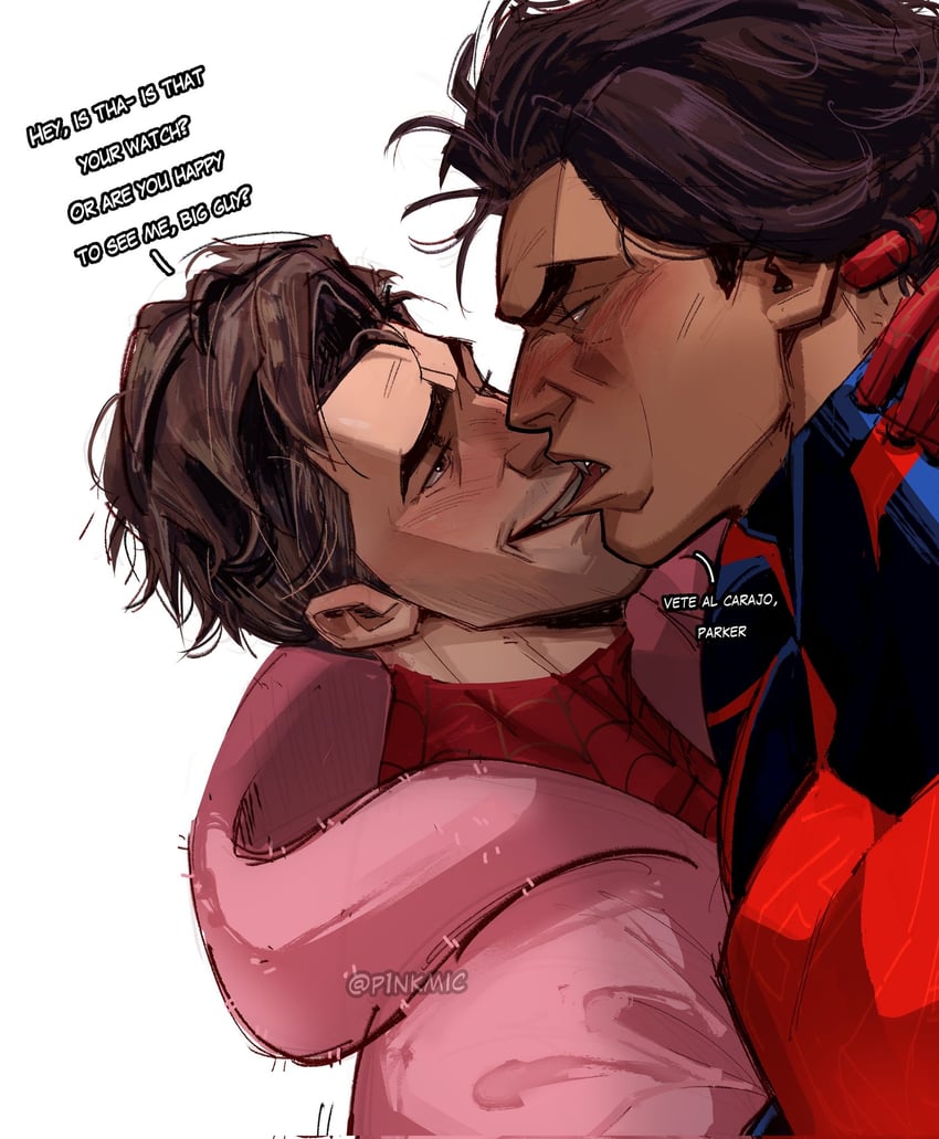 miguel o'hara (marvel and 3 more) drawn by p1nkmic