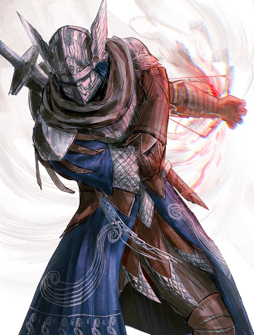 wylder (elden ring and 1 more) drawn by rashuu