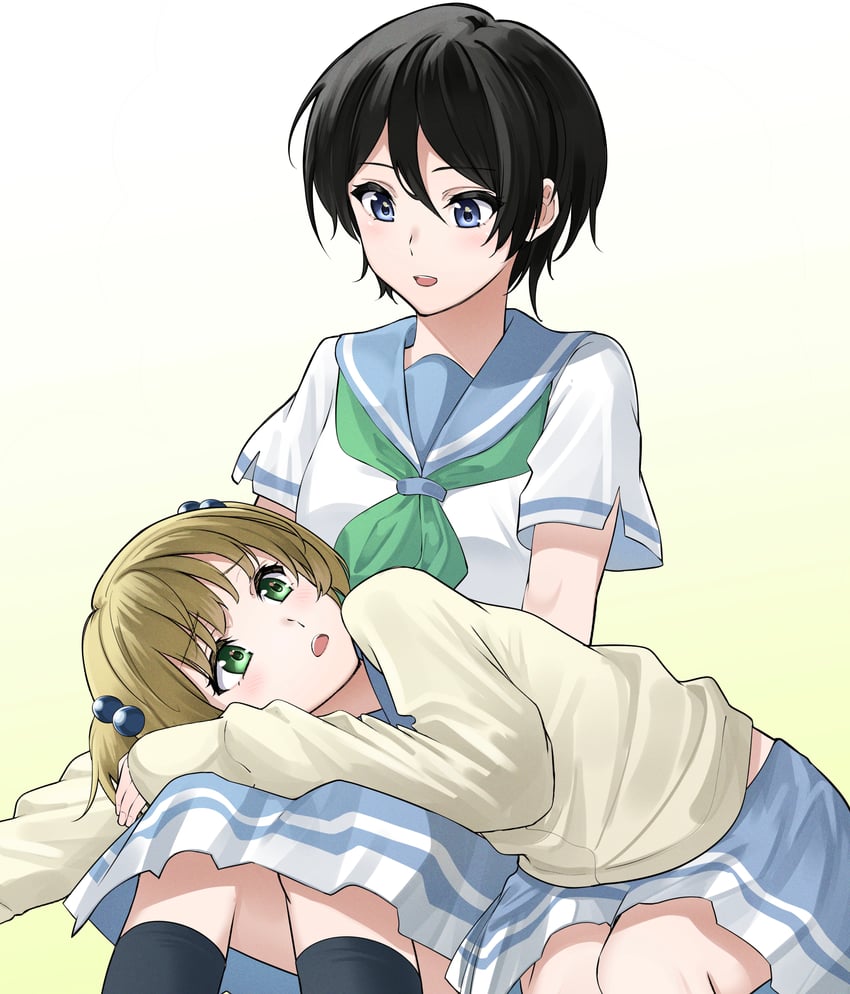 suzuki mirei and suzuki satsuki (hibike! euphonium) drawn by akane_(tgixb)