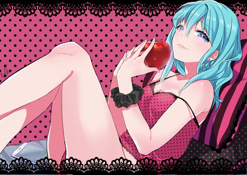 hatsune miku (vocaloid and 1 more) drawn by halha_20