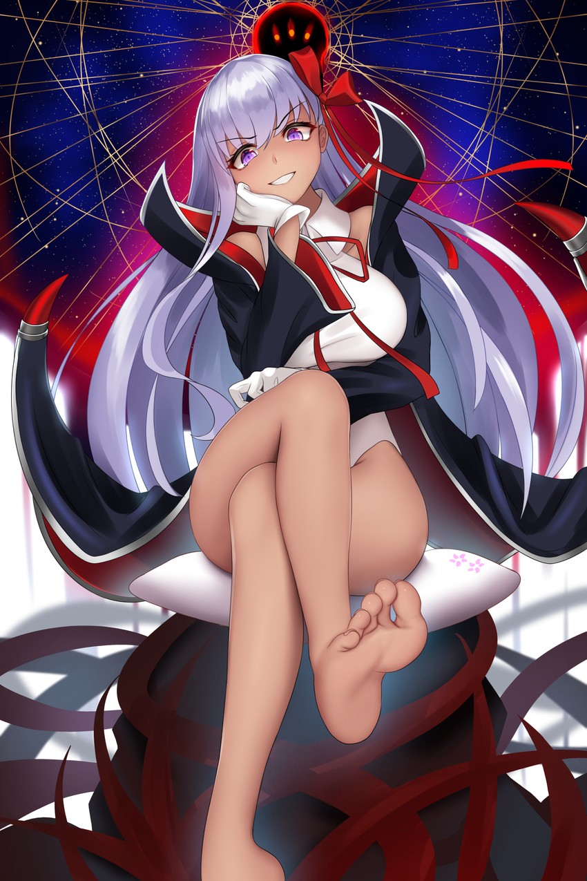 bb and nyarlathotep (fate and 3 more) drawn by nekoda_(maoda)