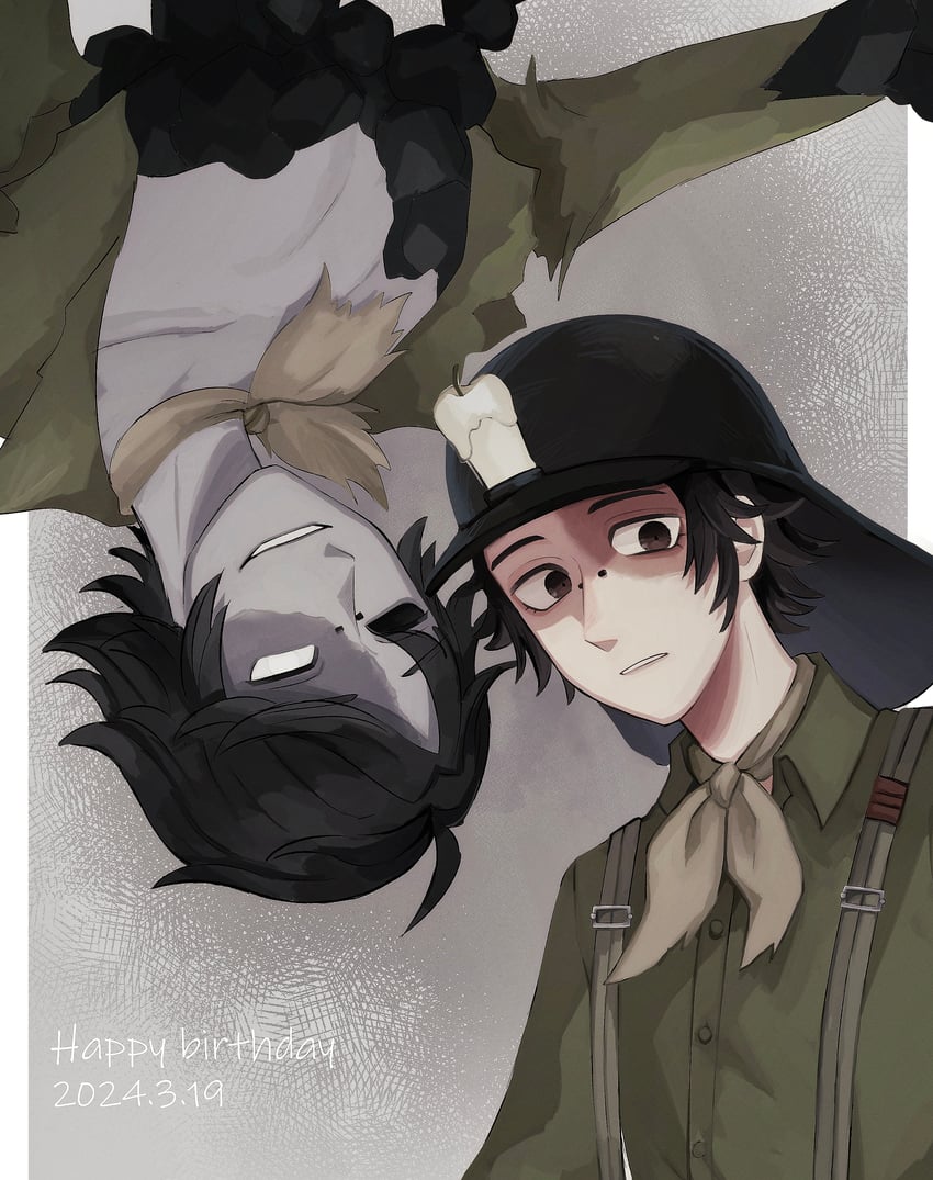 norton campbell and fool's gold (identity v) drawn by tsuki_idv