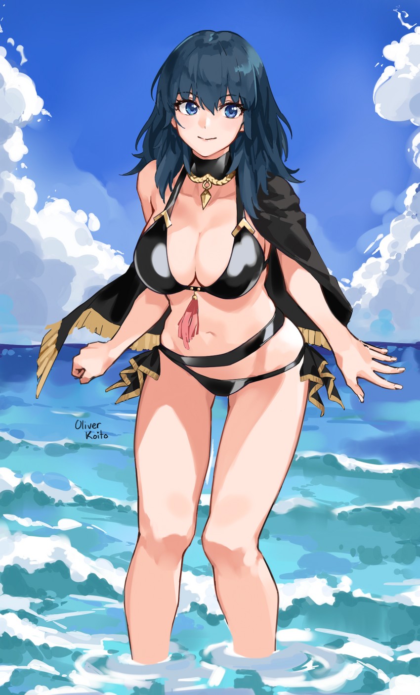 female byleth (fire emblem and 2 more) drawn by oliver_koito