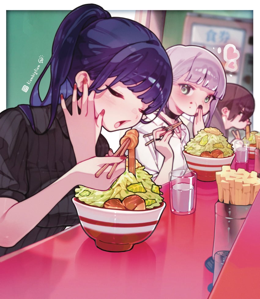 yamada anna and ichikawa kyoutarou (boku no kokoro no yabai yatsu) drawn by lianbiglian