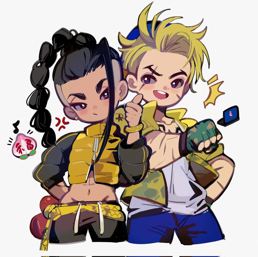 luke sullivan and jamie siu (street fighter and 1 more) drawn by ruoxi39550