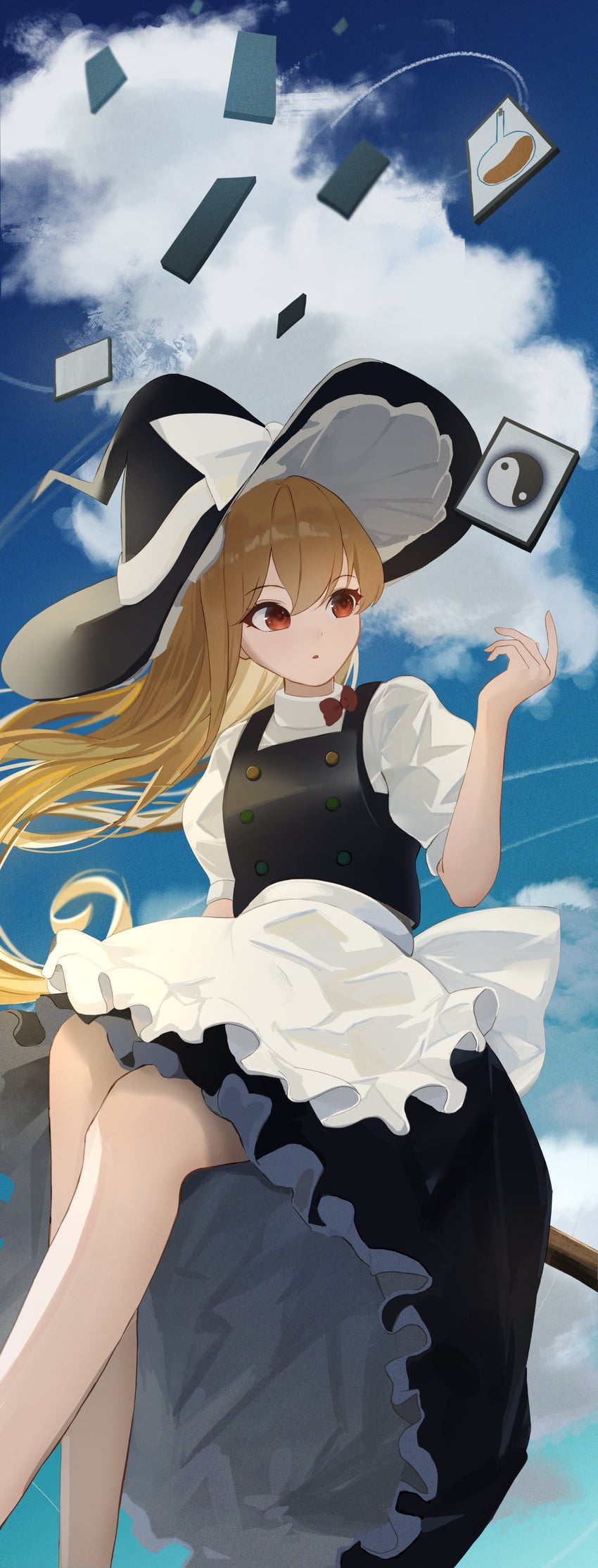 kirisame marisa (touhou and 1 more) drawn by palulap