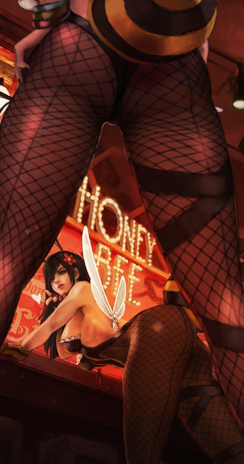 tifa lockhart and aerith gainsborough (final fantasy and 2 more) drawn by monori_rogue