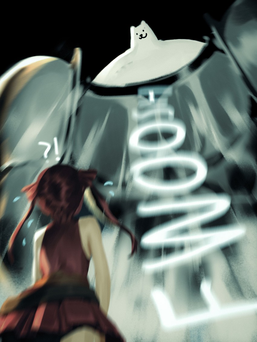 houshou marine and greater dog (hololive and 1 more) drawn by chmyxo