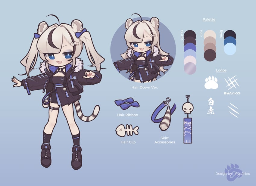 ember amane (indie virtual youtuber) drawn by vysaries